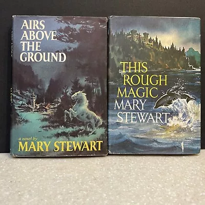 Mary Stewart 2 Books Airs Above The Ground This Rough Magic • $5.40