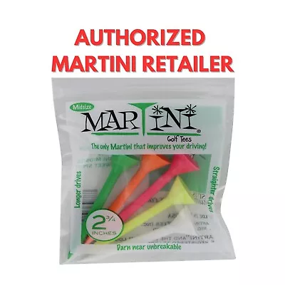 2 3/4  Martini Regular Golf Tees .....Many Colors • $8.95