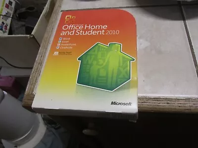 Genuine Microsoft Office 2010 Home And Student Family Pack For 3 PCs RETAIL Box • $49.95