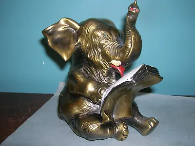 Antique Republican Elephant Reading The Times Figurine K&O Kronheim & Oldenbusch • $75