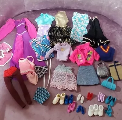 Vintage Barbie Clothes Shoes Purse Lot • $15.99