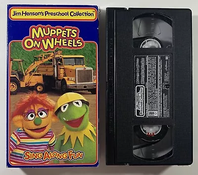 Muppets On Wheels Sing Along Fun (VHS 1995) Jim Henson's Preschool Collection • $9.41