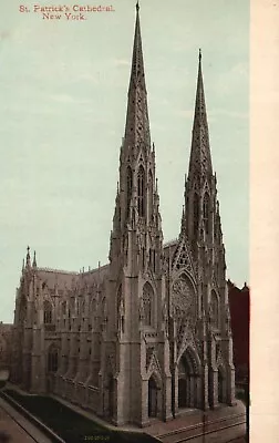 Postcard NY New York City St Patrick's Cathedral Unused Antique Vintage PC E8452 • $3