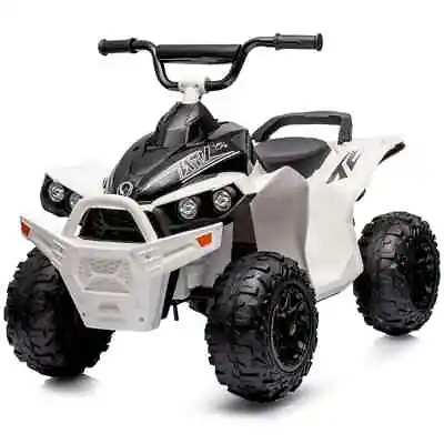 ROVO KIDS Electric Ride On Quad Bike ATV Toy Car White • $459