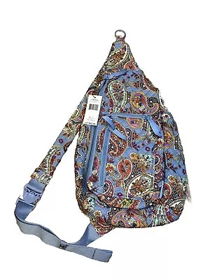 NEW Vera Bradley Sling Backpack In Provence Paisley •Cotton• NWT • $44