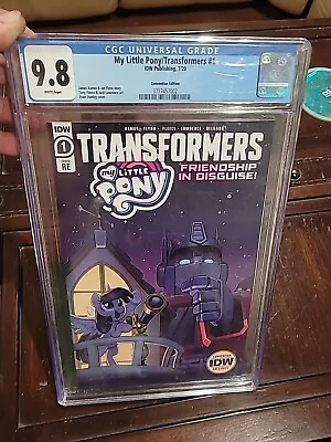 Cgc Graded 9.8 My Little Pony /transformers #1 Comic Book • $80