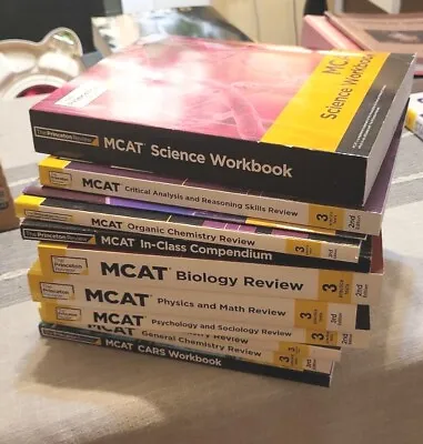 $11.20 • Buy The Princeton Review MCAT Subject Review Complete 7-Book Set 2nd/3rd Edition