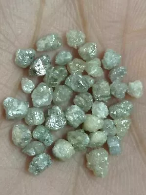 5.00 Ct Natural Gray Uncut Rough Diamonds Lot | Opaque Clarity | Size: 3.0-4.0mm • £30