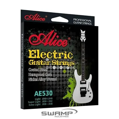 $6.49 • Buy Alice Electric Guitar Strings, Light - .010/.046