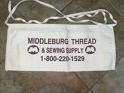 Vintage Advertising Nail Apron-Middleburg Thread & Sewing Supply • $8