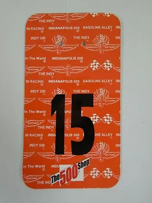 1992 Indianapolis 500 Pit Badge #15 Back-up Card Credential  • $14.99