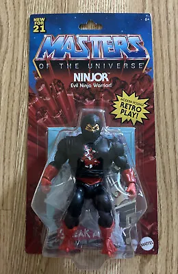 NINJOR Masters Of The Universe Origins Mattel 2020 Retro Action Figure MOC • $44.99