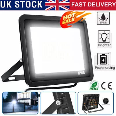 50W LED Flood Light Floodlight Cool White Outdoor Garden Security Work Lamp • £12.90