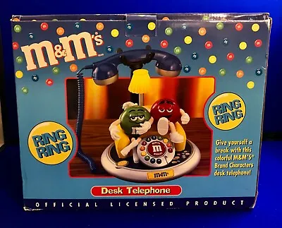 M&M's Animated Telephone W BOX Preowned NICE • $39