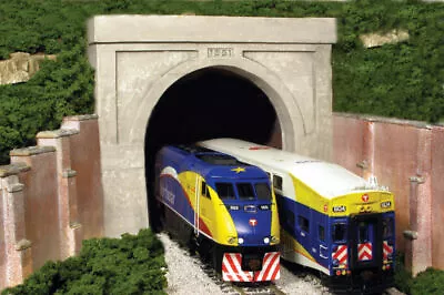 Monroe Models N Double-Track Tunnel Portal Modern Concrete 219 • $12.98