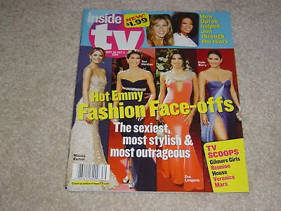 EVA LONGORIA JENNIFER ANISTON 2005 INSIDE TV MAGAZINE Halle Berry Mischa Barton • $7.19