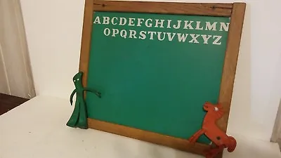 Rare Vtg Gummy Pokey Wood Tongue Groove ABC Chalkboard 15.5 X 13.5  • $89.99