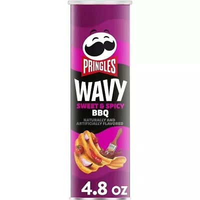 £9.49 • Buy Pringles Wavy Sweet & Spicy BBQ Potato Crisps Chips