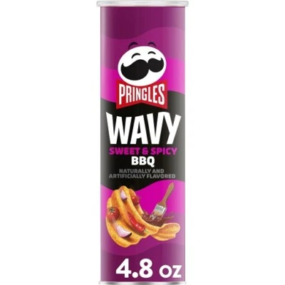 £9.49 • Buy Pringles Wavy Sweet & Spicy BBQ Potato Crisps Chips