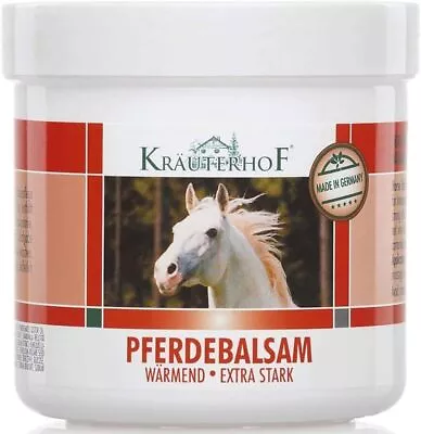 Krauterhof Pferdebalsam Warming Gel 250ML Back Pain Shoulders Tendons & Muscles • £22.14