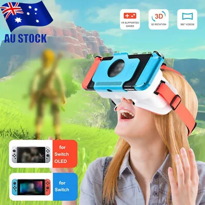 AU VR Headset For Nintendo Switch Adjustable Strap Ergonomical  3D Labo Goggles • $40.50