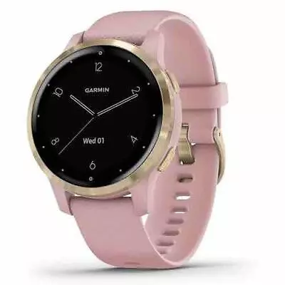 Garmin Vivoactive 4s Smartwatch HR GPS Sports Watch Dust Gold • £154.95