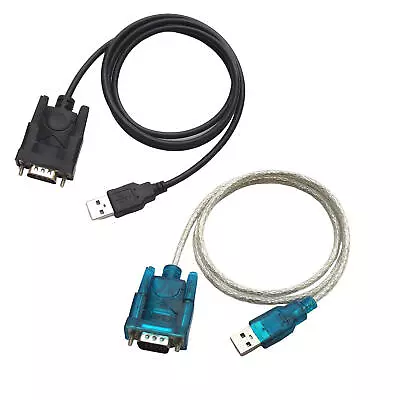 Serial Adapter USB 2.0 Male To RS232 Female DB9 Serial Converter Cable 9 Pin • $8.64