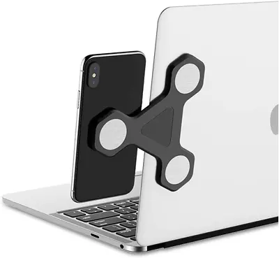 Monitor Side Mount Magnetic Bracket Laptop Duo Screen Mount - Mount Your Smartph • $15.90