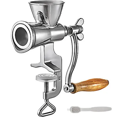 VEVOR Manual Grain Grinder Mill Coffee Grinder Stainless Steel Kitchen Hand Tool • £24.47