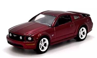 2008 Ford Mustang GT 4.6L V8 - Dark Candy Apple Red -  1:64 Scale - Free Ship • $25.99