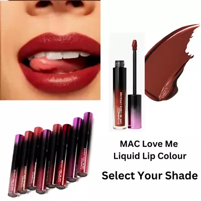 NIB MAC Love Me Liquid Lipcolour  Gloss Your Choice 0.1oz/3.1ml Full Authentic • $19.24