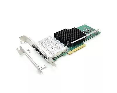 10Gb PCI-E NIC Network Card 10G Quad-Port SFP+ Ethernet Converged LAN Adapter... • $306.11