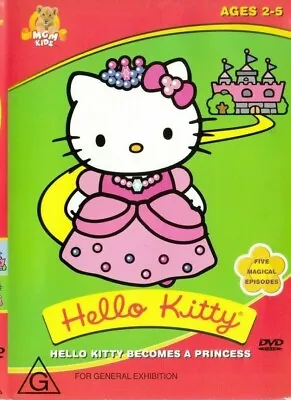 Hello Kitty Becomes A Princess Dvd 5 Episodes Regio 4 New And Sealed • $8.50