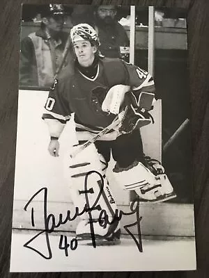 Vintage Chicago Blackhawks Darren Pang Autograph Postcard • $15