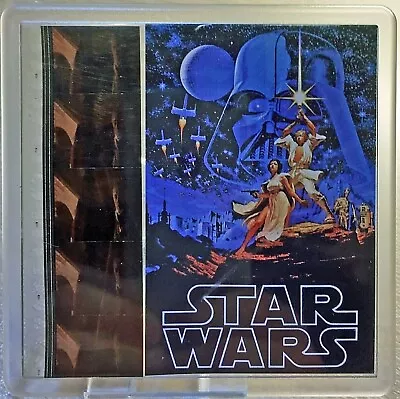 £9.99 • Buy Star Wars Original One Off 35mm Film Cell Drinks Coaster #1