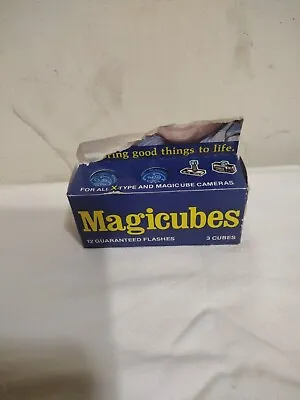 Vintage GE Magicubes Flash Cubes Bulbs 3 Pack NOS • $8