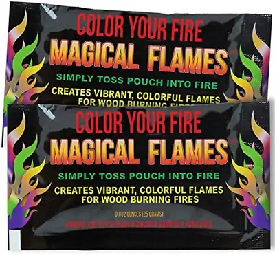 Fire Color Changing Packets - Fire Pit Campfires Outdoor Fireplaces - Hue-Chan • $39.30