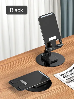 Portable Universal Adjustable Mobile Phone Stand Desktop Holder For IPhone IPad • £1.99