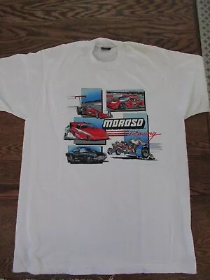 Vintage Moroso Shirt Extra Large White Winston Cup Drag Racing Corvette • $25