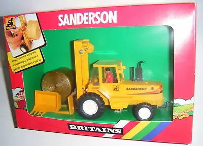 BRITAINS #9513 Farm SANDERSON Rough Terrain Forklift Tractor 4wd Handler Mint. • $82.09