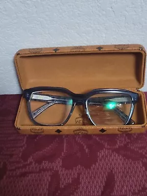 MCM Glasses Used Blue Green Frame  With Case New  • $65.99