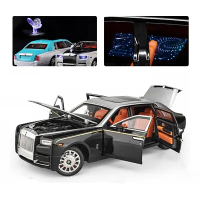 1:18 Alloy Diecast Vehicle For Rolls-Royce Phantom Model Car Toy Sound Light Toy • $55.99