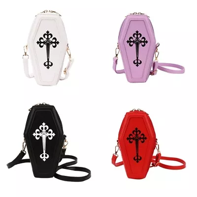 Retro Shoulder Bag Halloween Handbag For Coffin Crossbody Bag For Theme Pa • £14.80