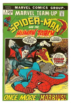 Marvel Team-up #3 9.0 // 3rd Morbius Appearance Marvel Comics 1972 • $144