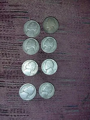 1943-D JEFFERSON NICKEL Each Sale Is For One Of The Coins In The Picture. • $5
