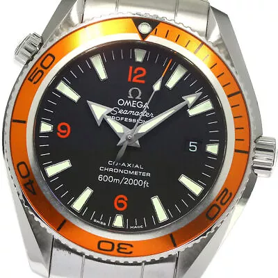 OMEGA Seamaster600 Planet Ocean 2209.50 Date Black Dial AT Men's Watch_783849 • $5020.83