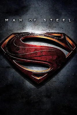 SUPERMAN MAN OF STEEL 11 X17  MOVIE POSTER PRINT #1 • $14.99