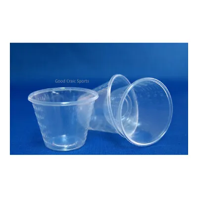 Plastic Medicine Cups With LIP - 500 Total - 1 Oz - Craft Hobby Cups - FREE SHIP • $18.95