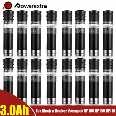 1-10Pack 3.6V 3.0Ah Ni-MH Battery For Black & Decker Versapak VP100 VP105 VP110 • $13.99