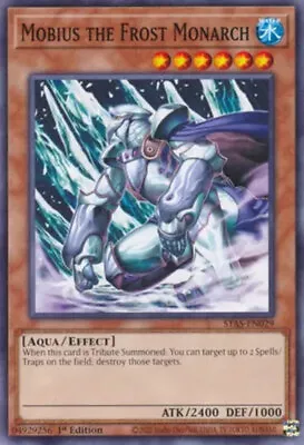 Mobius The Frost Monarch - STAS-EN029 - Common - 1st Edition X1 - Near Mint • $1.50